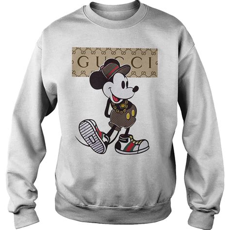 mickey mouse shirt mens gucci|Mickey Mouse Gucci hoodie.